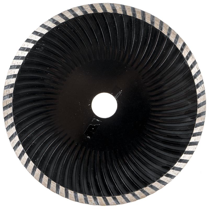 Отрезной алмазный диск для сухой резки Sparta Turbo 731235 (180x22,2 мм) алмазный диск по бетону diam turbo master 000158 115x2x7 5x22 2 мм