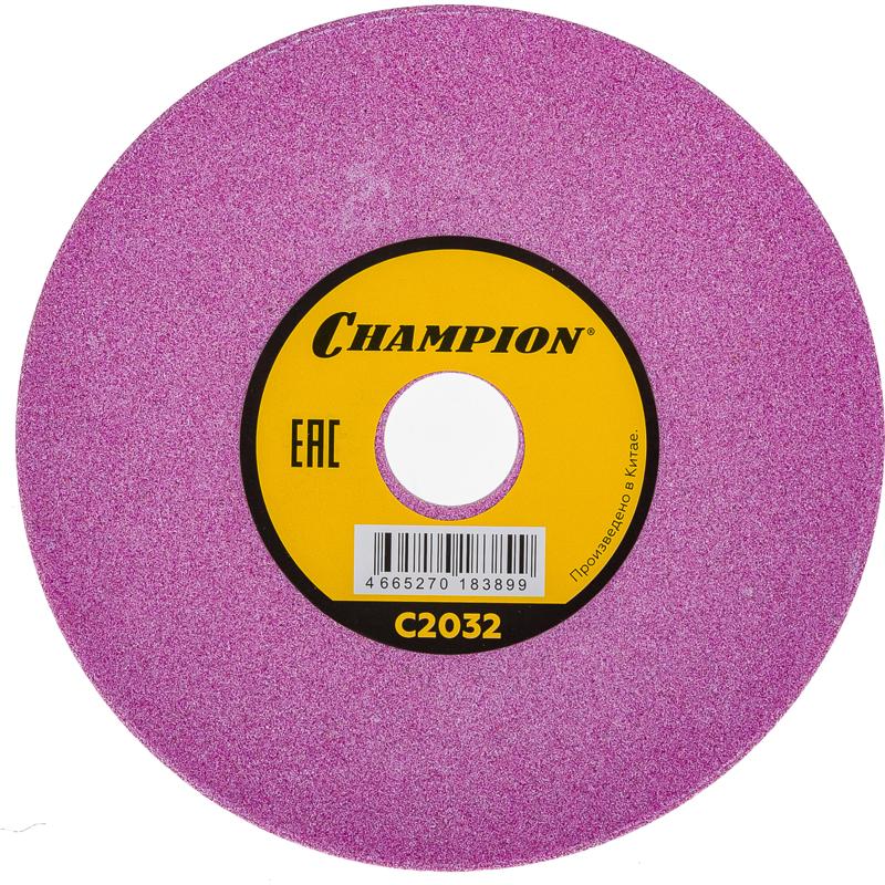 Заточной диск Champion C2032 (для станка C2001, 145x3.2x22.2 мм) заточной диск champion c2030 для станка c2000 108x3 2x22 2 мм