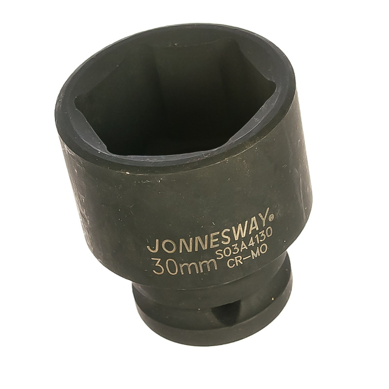 Торцевая ударная головка Jonnesway S03A4130 (посадочный 1/2 дюйма, 30 мм) головка торцевая ударная 3 4 44 мм jonnesway s03a6144