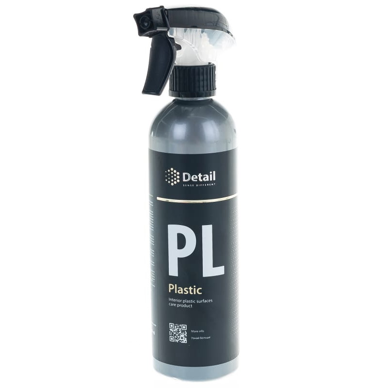 Полироль для пластика Detail PL Plastic DT-0112, 500 мл обезжириватель detail re remover dt 0134 500 мл