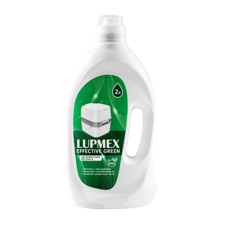 Туалетная жидкость Lupmex Effective Green 79096 2л биотуалет lupmex