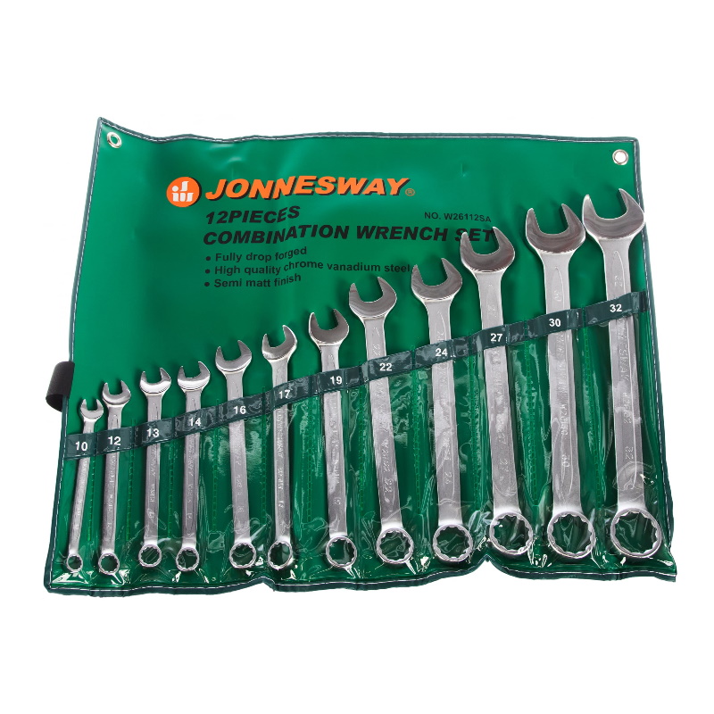 Набор комбинированных ключей Jonnesway W26112SA (размер 10-32 мм, 12 шт) кроссовки asics 1011b048 002 gel sonoma 6 g tx размер 9 5