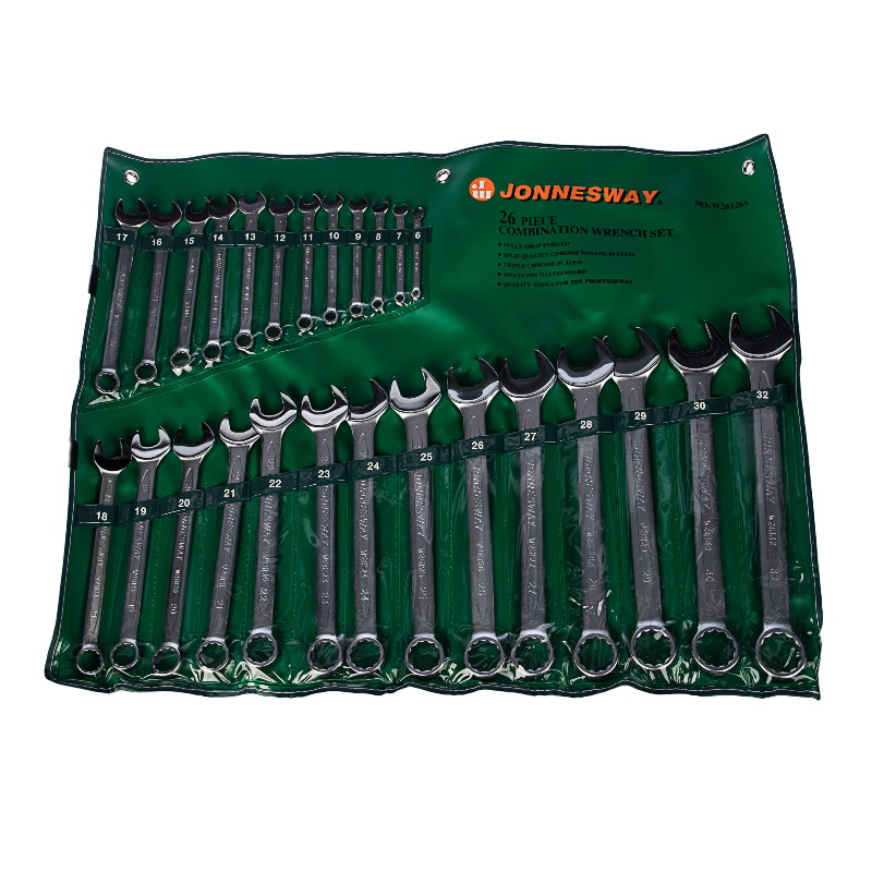 Набор комбинированных ключей Jonnesway W26126S (размер 6-32 мм, 26 шт) сандалии кожаные neo tools s1 src 82 070 41 размер 41