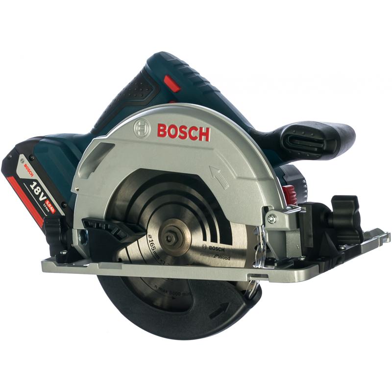 Пила аккумуляторная циркулярная Bosch GKS 18V-57 Solo 0.601.6A2.200 (питание 18v, без акк. и ЗУ) аккумуляторная дисковая пила ставр