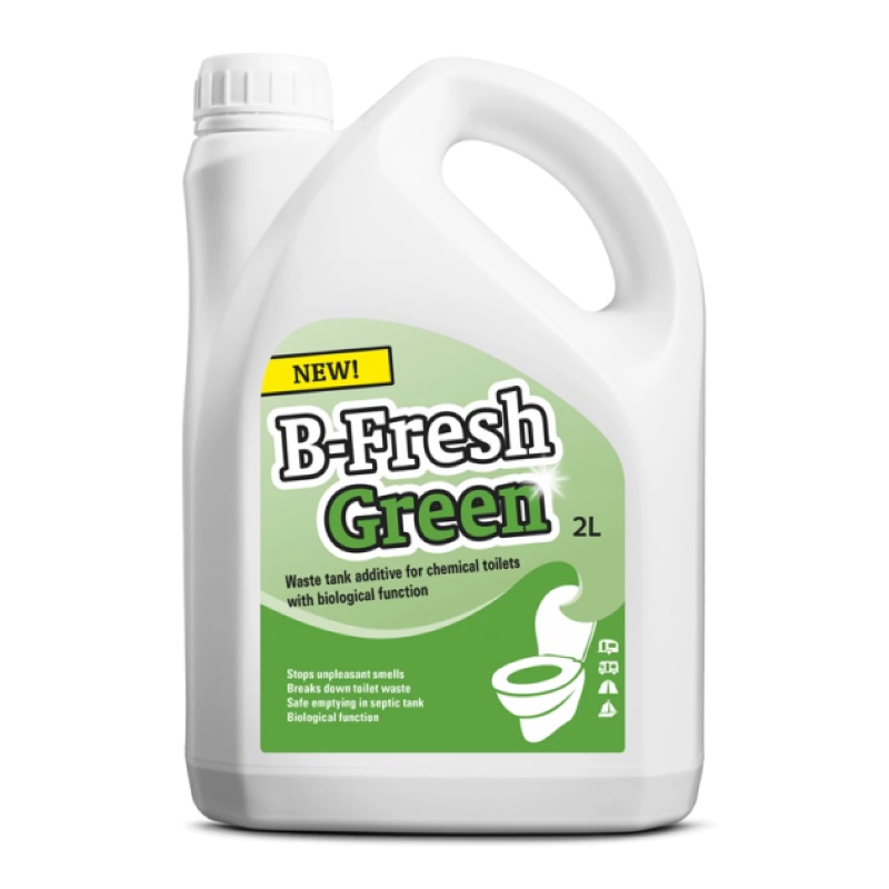 Жидкость для биотуалета Thetford B-Fresh Green, 2 л туалетная жидкость thetford b fresh pink 2 л
