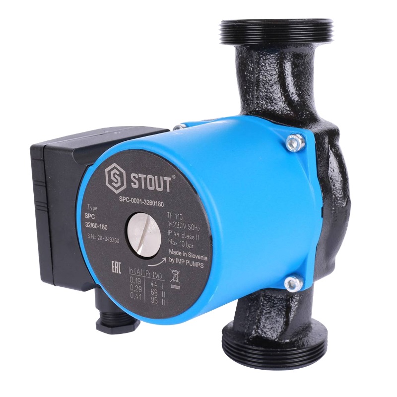 Насос циркуляционный Stout 32/60-180 SPC-0010-3260180 аксессуар для насосов stout