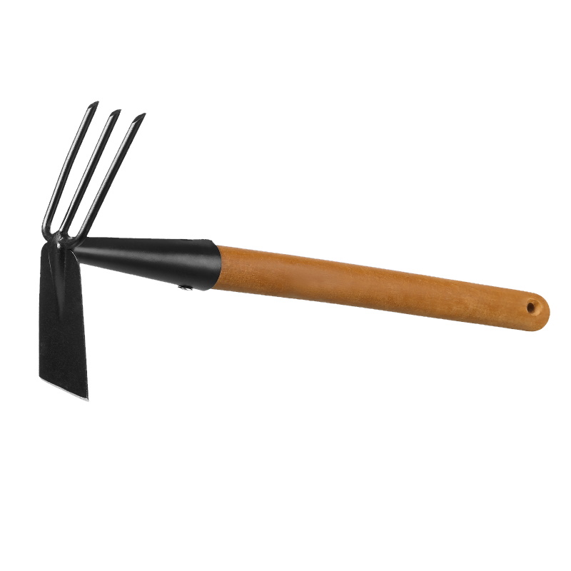 Мотыга-рыхлитель Grinda ProLine 421517, 3 зубца, деревянная ручка, 113х100х575 мм нож лопатка для сыра 26 см классическая с деревянной ручкой