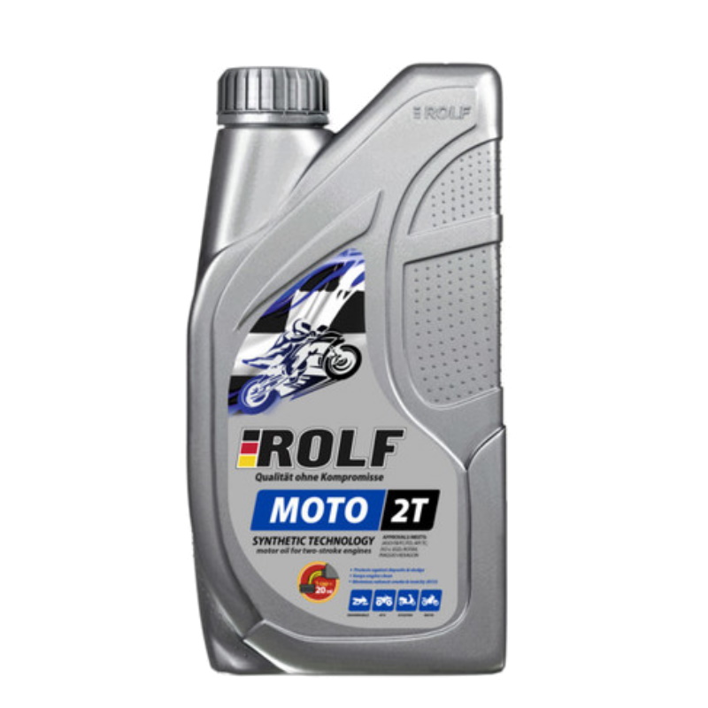 Масло моторное Rolf MOTO 2T 9347464, полусинтетика, пластик, 1литр гидравлическое масло rolf