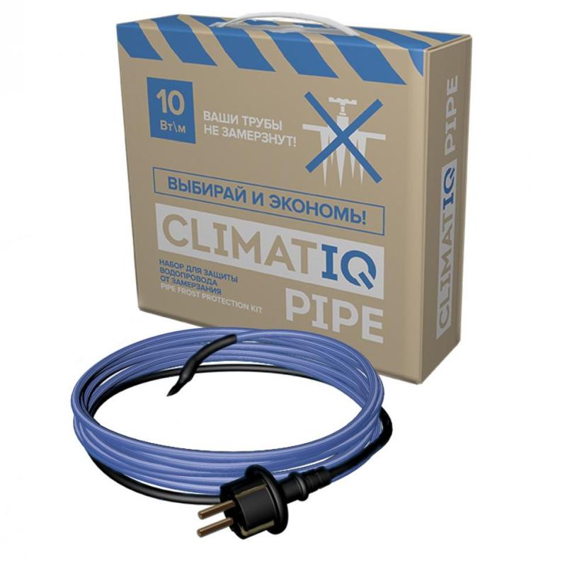 Нагревательный кабель для обогрева труб - 8 m Iqwatt ClimatIQ Pipe комплект для обогрева труб 6 m iqwatt climatiq pipe
