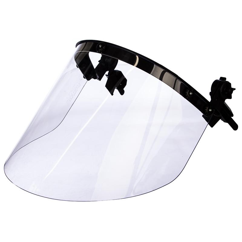 Защитный лицевой щиток с креплением на каске Росомз КБТ ВИЗИОН TITAN 04390 защитный щиток для электросварщика сибртех