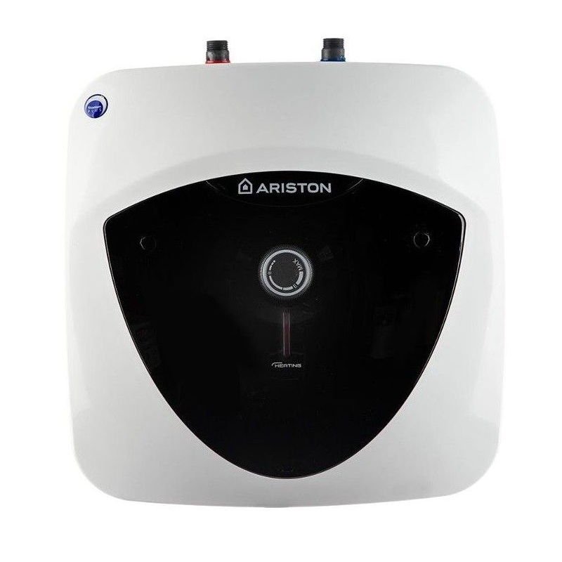 Малолитражный водонагреватель под раковину мощностью 1.2 кВт Ariston ABS Andris Lux 15 UR накопительный водонагреватель ariston abs andris lux 10 ur монтируется под раковину