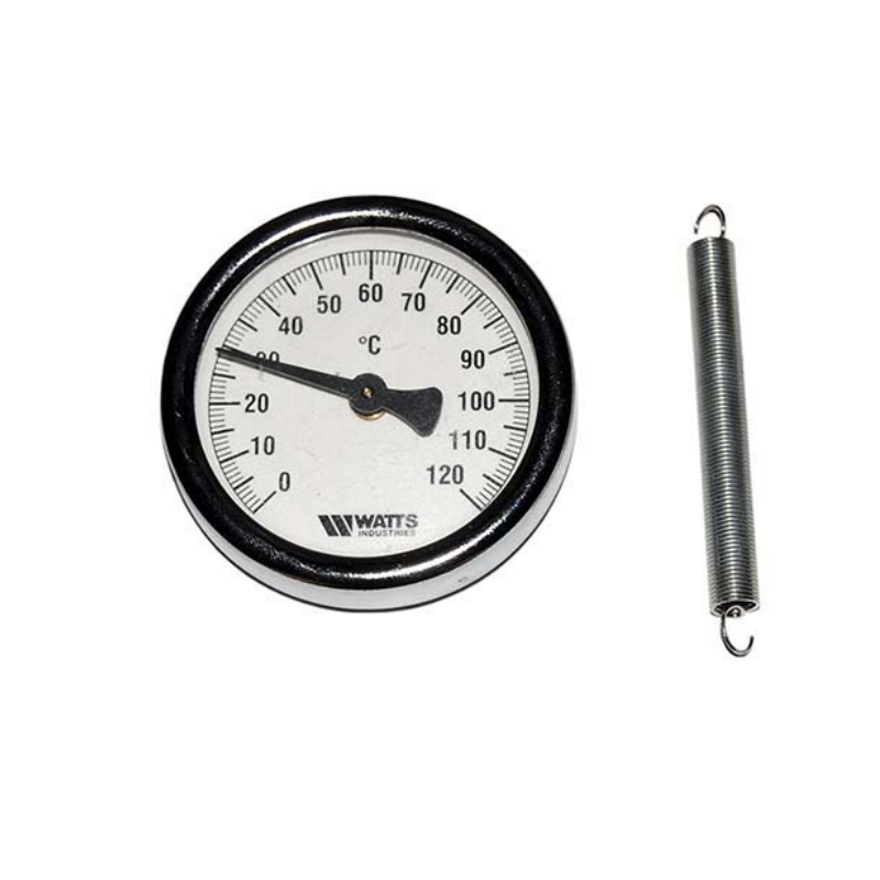 Термометр накладной Watts FR810 ТAB63/120 03.08.060 Ду, 63 мм биметаллический термометр bd