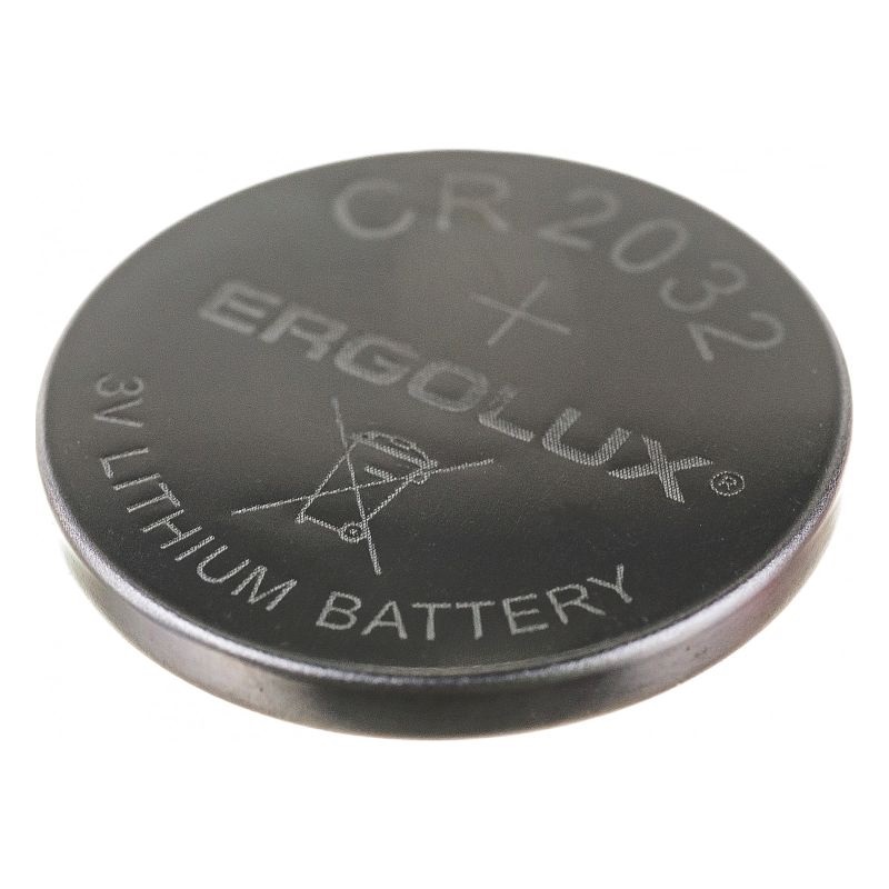 Элемент питания литиевый Ergolux CR2032 BL-5 3В 12051