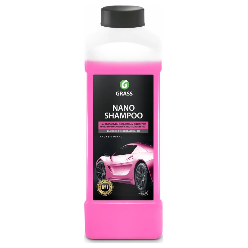 Наношампунь Grass Nano Shampoo 136101 (1 л) твёрдый воск grass hard wax dt 0155