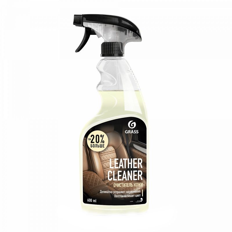 Очиститель натуральной кожи Grass Leather Cleaner 110396, 600 мл очиститель салона grass universal сleaner 110392 600 мл