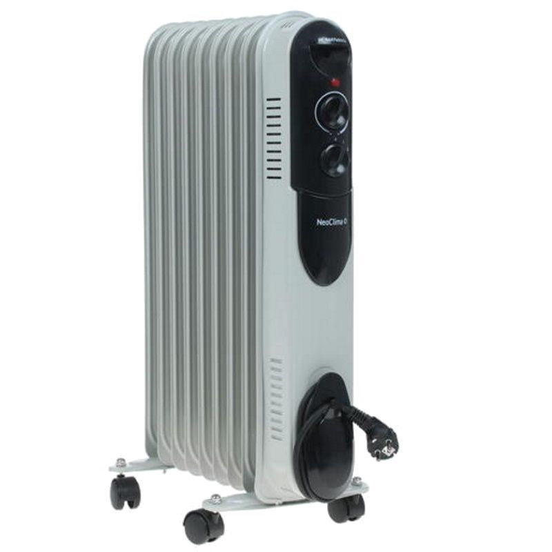 Масляный обогреватель Neoclima NC 9309 (3 режима нагрева, 9 секций, мощность 2000 Вт)