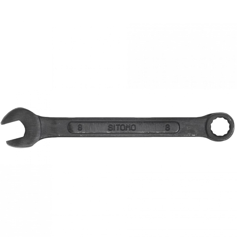 Ключ гаечный комбинированный оксидированный Sitomo (8x8 мм) SIT ключ гаечный комбинированный thorvik 12мм сw00012 52026