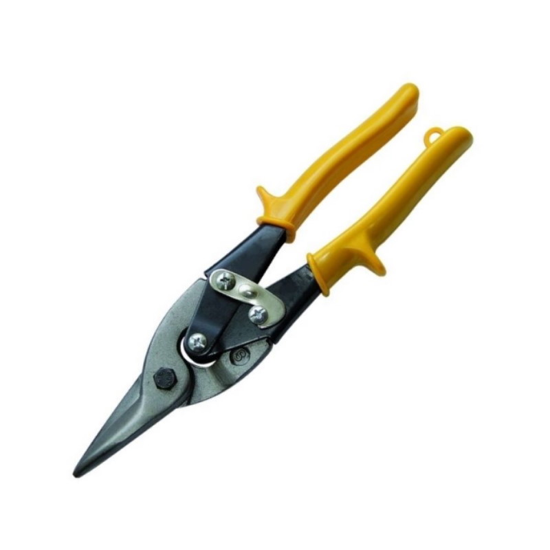 Ручные ножницы по металлу Лакра 3509003 (длина 250 мм, правый тип, материал губок сталь) удлиненные ножницы по металлу vertextools