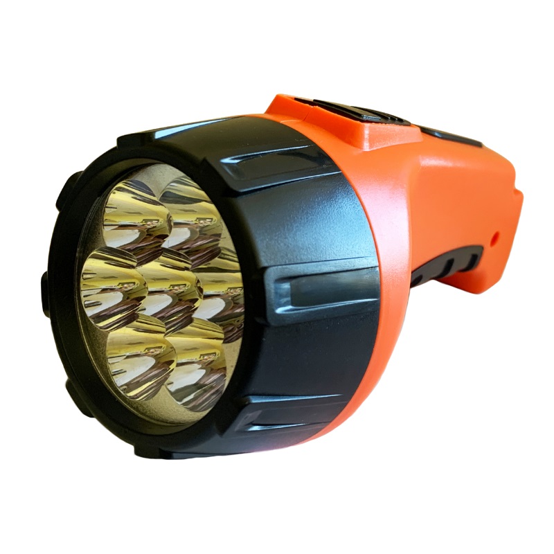 Фонарь ручной Облик 207 (акк. 4V 0.7Аh) 7св/д (32lm), оранжевый, 2 режима, вилка 220V 6841 фонарь налобный встроенный аккумулятор черно оранжевый spe17194 10