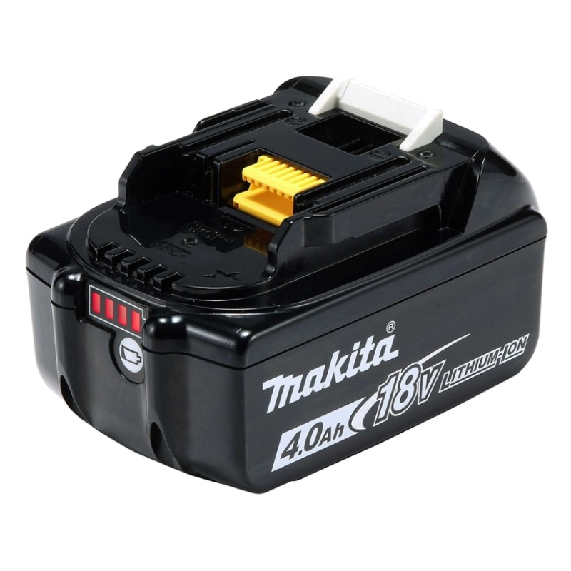 Аккумулятор Makita BL1840B 632G58-9 (LXT 18В, 4Ач, индикатор заряда) аккумулятор milwaukee m12 b6 4932451395 литий ионный 12v емкость 6ач безопасный вес 0 8 кг