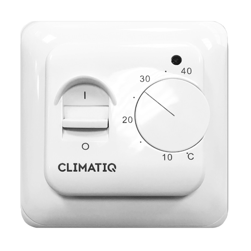 Терморегулятор механический Climatiq BT (белый) 20616 сверхтонкий терморегулятор salus controls