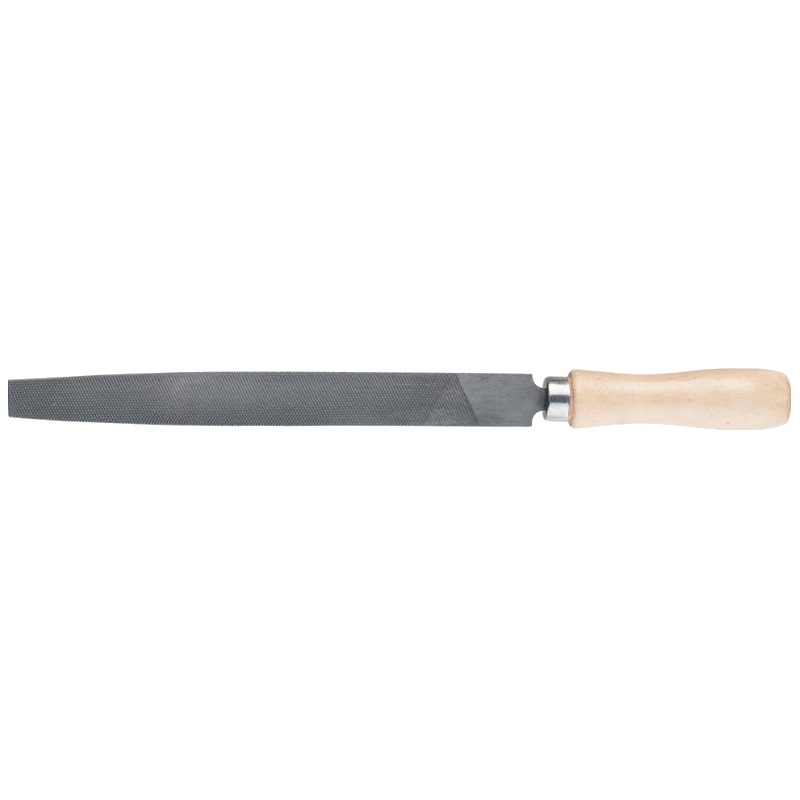 Напильник Сибртех 16229 (длина 250 мм, плоская форма, деревянная рукоятка) напильник сибртех 15926 200 мм квадратный деревянная ручка