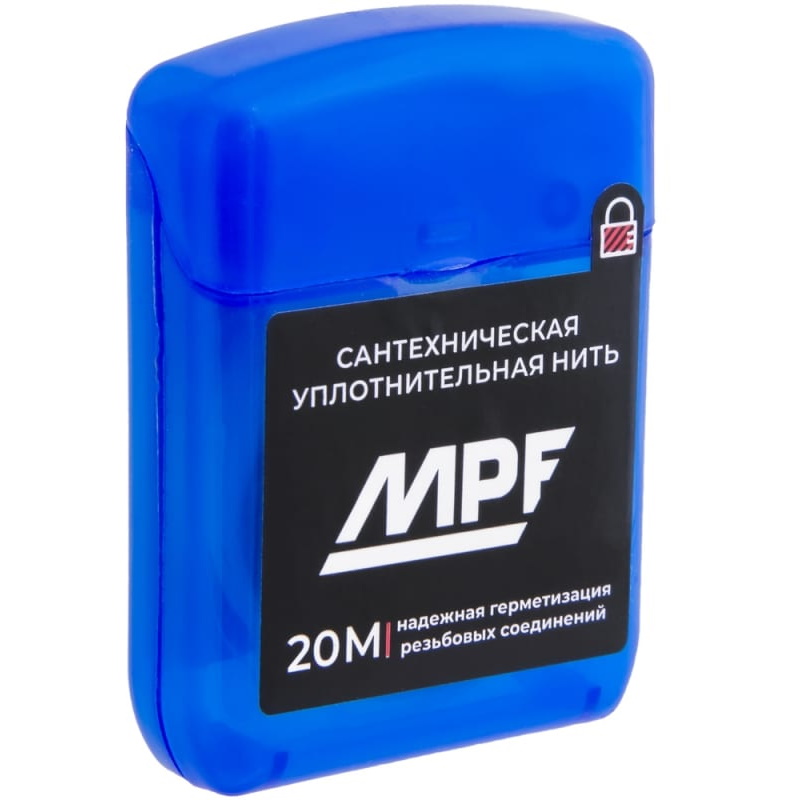 Нить сантехническая MasterProf MP-У ИС.131453, для резьбовых соединений, 20 м фиксатор резьбовых соединений rw8509 съемный синий