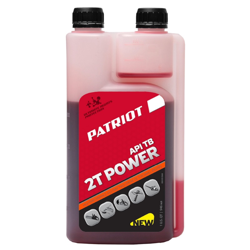 Масло минеральное дозаторное Patriot Power Active 2T 0,946 л масло для пневмоинструмента patriot pneumatic wh45 850030610 100 мл