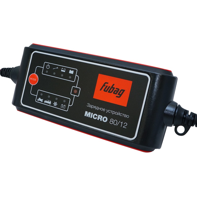 Зарядное устройство Fubag MICRO 80/12 68825 автомобильное зарядное устройство pero ac04 2 usb 2 4 a automax c кабелем micro usb в комплекте белое