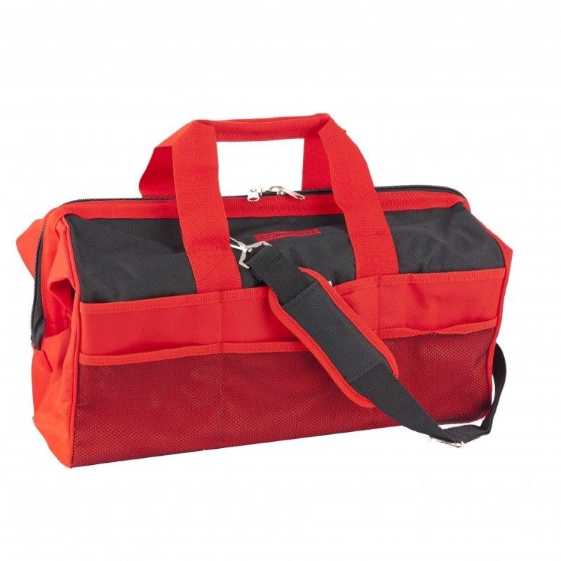 Строительная сумка для инструмента и оборудования Matrix 90252 (18 карманов, ремень и ручки, жесткое дно) сумка 20 карманов на поясе dexter