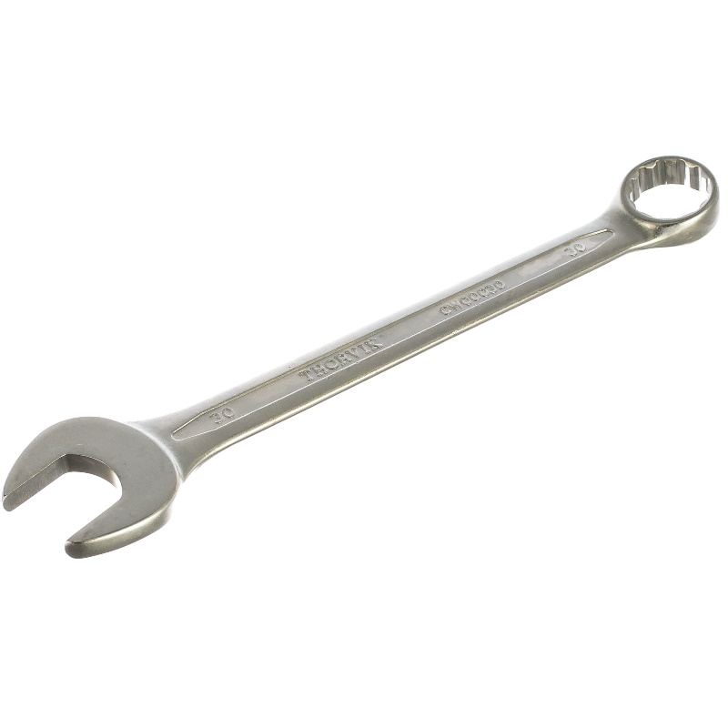 Ключ гаечный комбинированный Thorvik CW00030 (размер 30 мм, длина 328 мм) ключ баллонный thorvik крестообразный 17х19х21x1 2 dr 350мм crtw35 52509