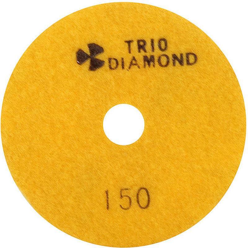 Алмазный гибкий шлифовальный круг Trio-Diamond Черепашка №150 (100 мм) чашка по дереву trio diamond 390001 125 мм
