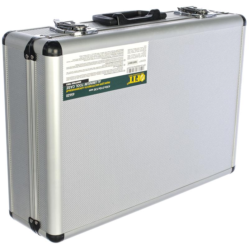 Прочный ящик для инструмента Fit 65620 (430х310х130 мм, алюминиевый), вес 1.88 кг