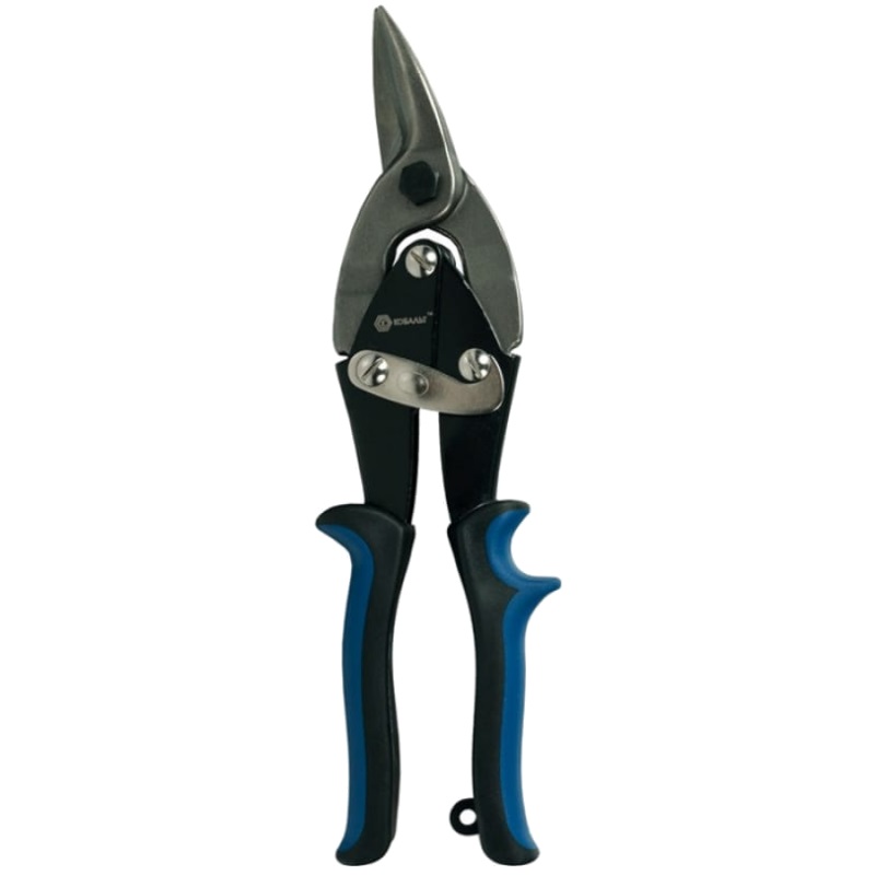Ножницы по металлу Кобальт 647-499, левый рез, 250 мм, CR-V ножницы садовые 7 18 см с металлическими ручками обрезиненная ручка