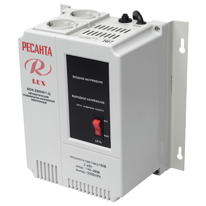 Стабилизатор напряжения Ресанта ACH-2000Н/1-Ц LUX 63/6/15 стабилизатор напряжения powercom