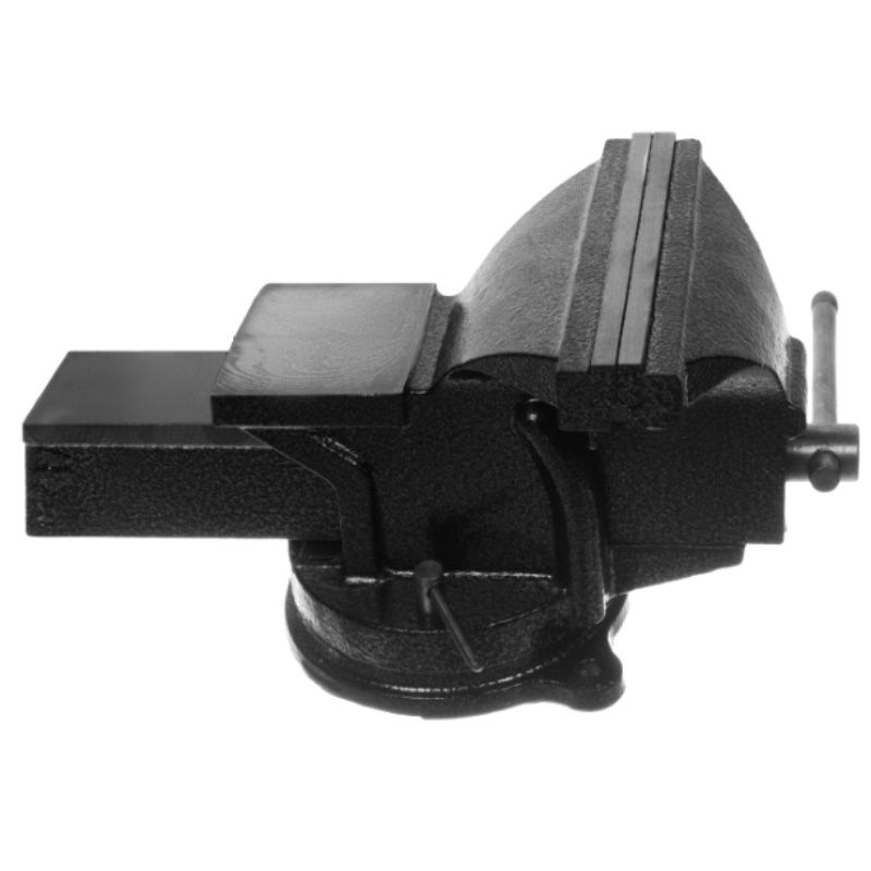 Тиски РемоКолор 44-4-212 (поворотные, ширина губок 125 мм, наковальня) тиски слесарные сервис ключ 200мм поворотные с наковальней 71620