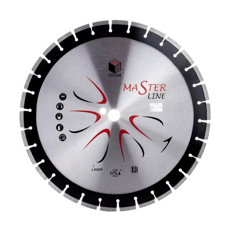 Алмазный диск по асфальту Diam Master Line 000529 (450x3.4x10x25.4 мм) алмазный диск diam master line 000495 350x3 0x10x32 25 4 мм