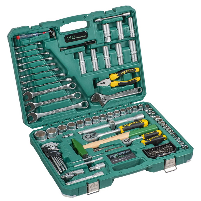 Набор инструментов Арсенал 8145100 110 предметов инструмент для самостоятельного ремонта телефона rexant присоска ножницы ra 03 12 4783