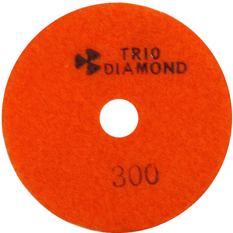 Алмазный гибкий шлифовальный круг Trio-Diamond Черепашка №300 (100 мм) диск алмазный отрезной trio diamond turbo pro tp176 230x22 23x2 6 мм бетон железобетон
