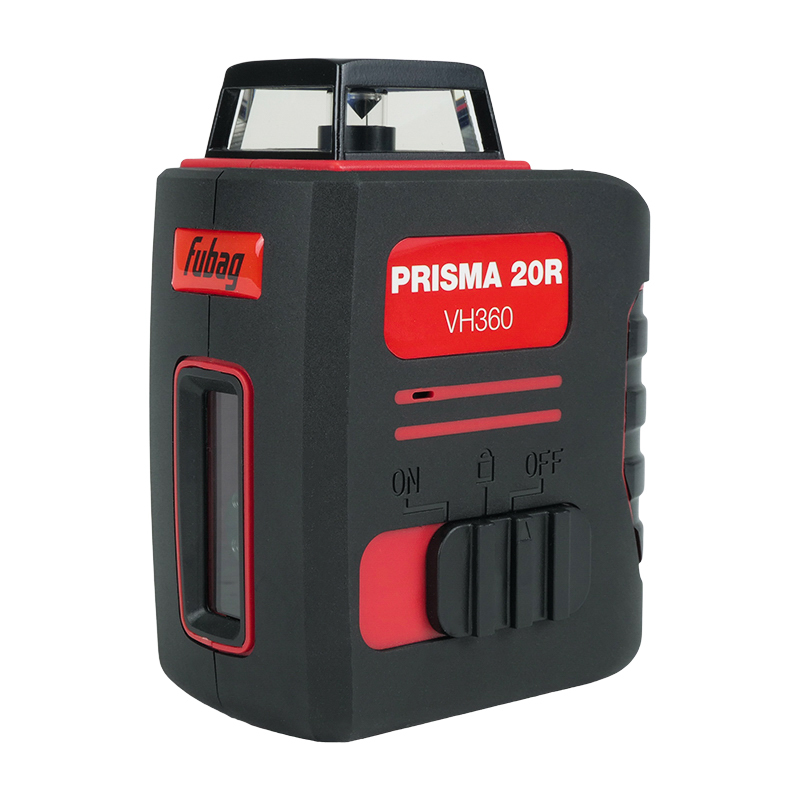 Лазерный уровень Fubag Prisma 20R VH360 31629 (автоматическое выравнивание, 2 луча, вес 0.3 кг) лазерный уровень condtrol neo x2 360 1 2 128 точность 0 3 мм м