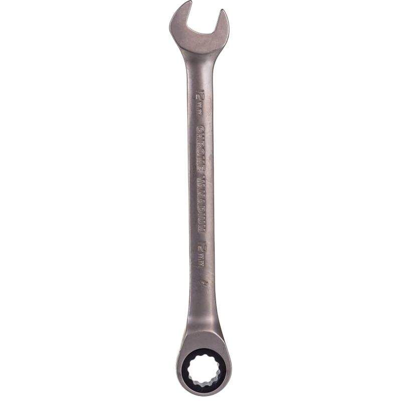 Ключ комбинированный трещоточный 12 мм Дело Техники 515012 комбинированный трещоточный ключ berger bg1109 32 мм длина 424 мм