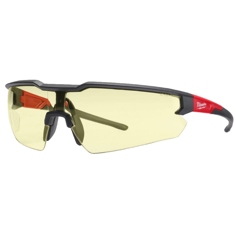 Защитные очки Milwaukee Enhanced для автосервиса с покрытием AS/AF (открытые, желтые) очки защитные желтые amigo 74702