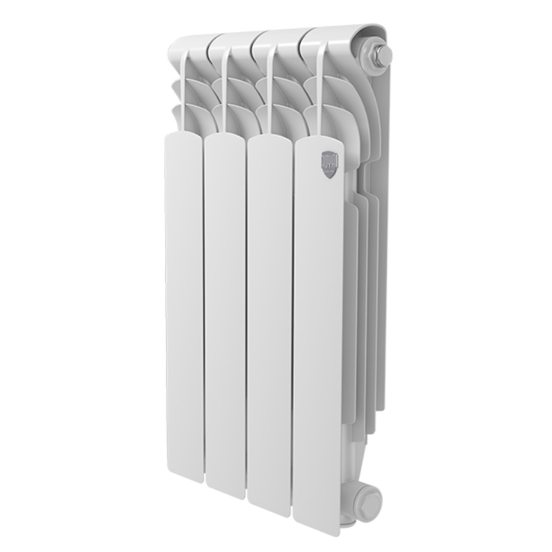 Алюминиевый радиатор Royal Thermo Revolution 500 2.0, 4 секции радиатор алюминиевый oasis pro 500 96 4 секции