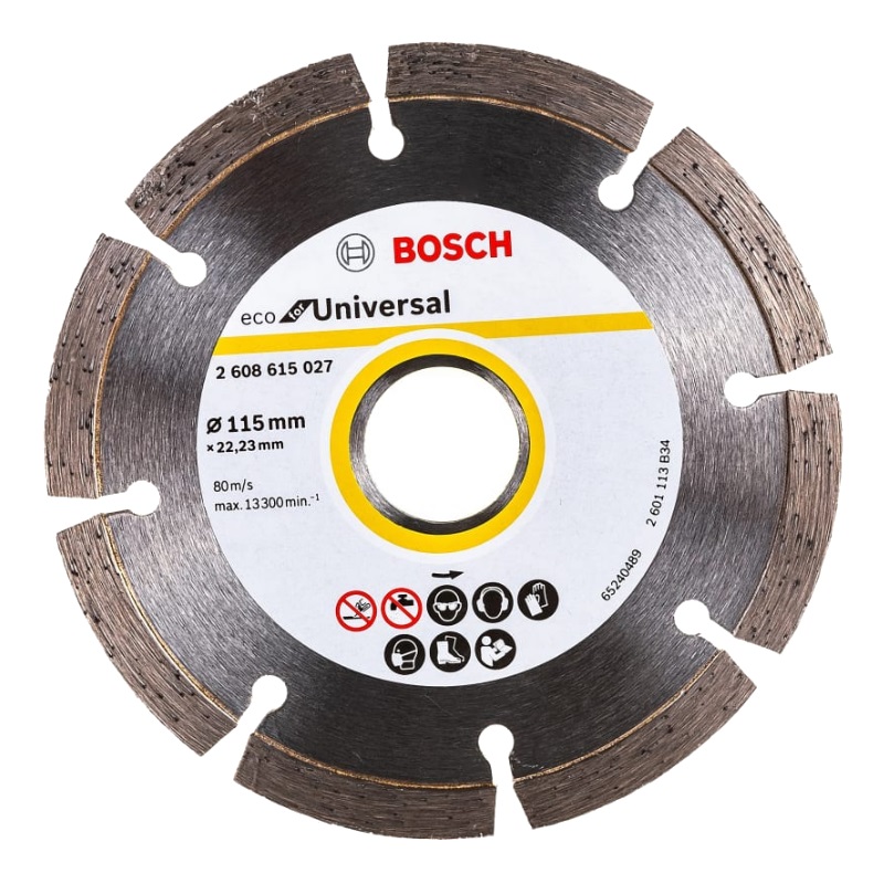 Алмазный диск Bosch Eco Universal (115x22,23 мм) 2.608.615.027 чехол для мобильного телефона red line ibox universal slide для телефонов 5 6 дюйма белый ут000010610