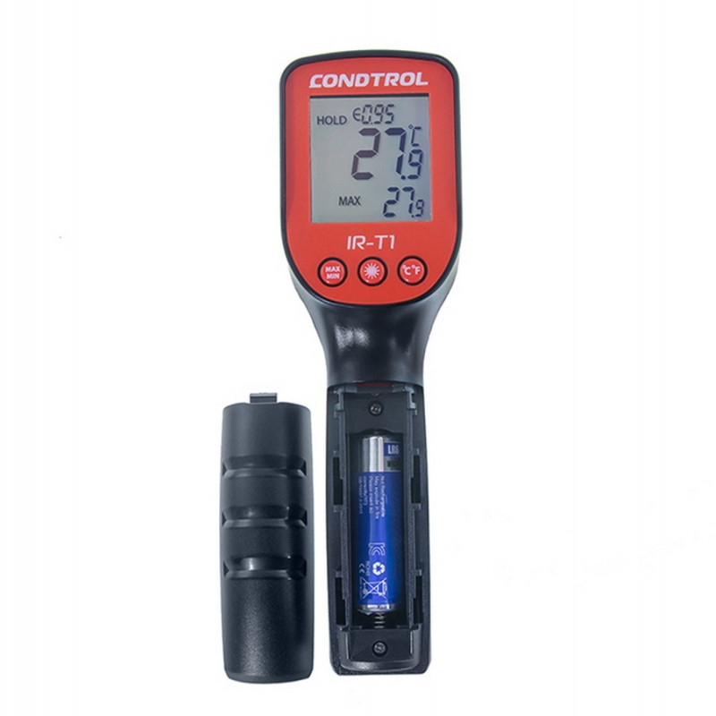 Пирометр-термометр инфракрасный Condtrol IR-T1 (диапазон от -50 до 600°С, быстрый отклик) термометр инфракрасный b well wf 5000