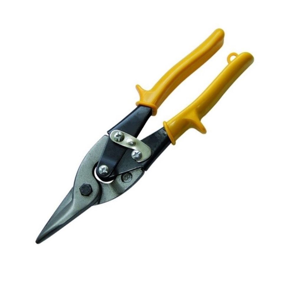 Ручные ножницы по металлу Лакра 3509001 (длина 250 мм, прямой тип, вес 0.34 кг, блокировочный замок) ножницы по металлу 200 мм startul master st4210 20
