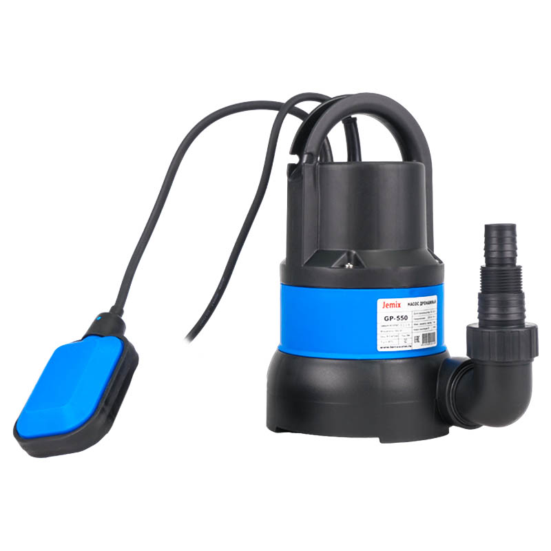 Дренажный насос Jemix GP-550 санитарный насос с измельчителем для канализации jemix stp 250 0 25 квт