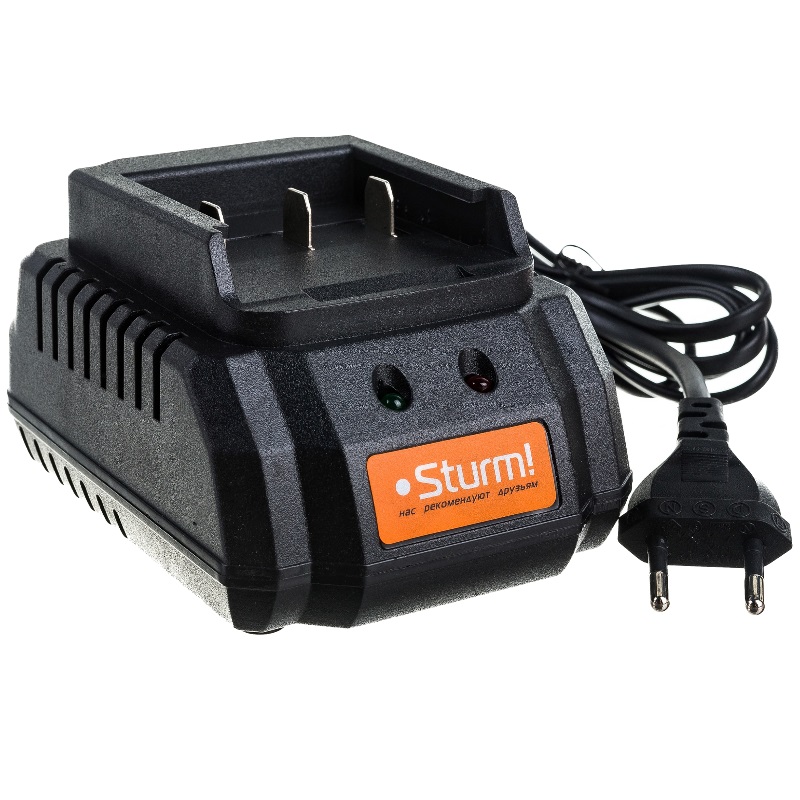 Зарядное устройство Sturm SBC1821 1BatterySystem 18 В, 2 А зарядное устройство sturm sbc1821 18 в 2 а 2 а ч li ion 1batterysystem sbc1821