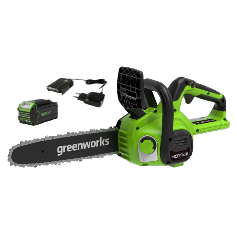 Цепная пила Greenworks Gen II 40В (с аккумуляторной батареей 4А*ч и З/У) 2007807UB пила садовая palisad 60415