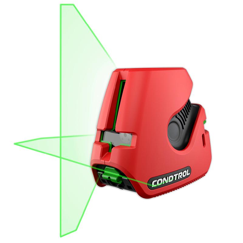 Нивелир лазерный (зелёный) Condtrol Neo G100 1-5-090 лазерный уровень condtrol neo g220 set 1 2 137 дальность проекции без приемника 50 м 2 зеленых луча